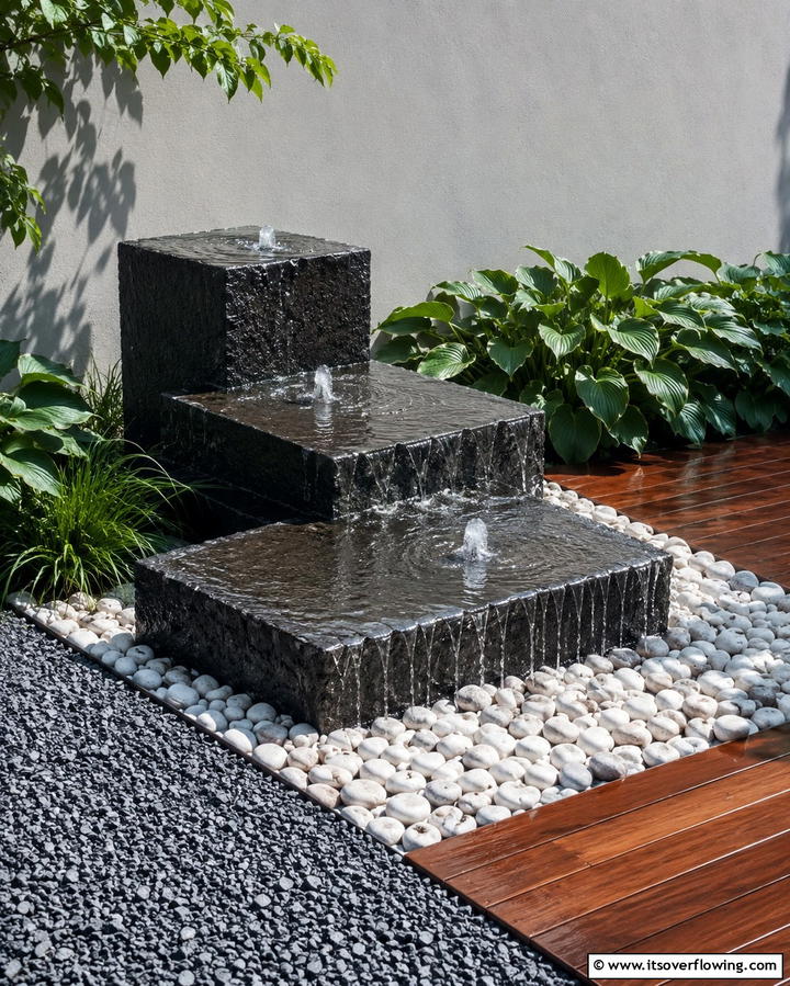 Miniature Water Features for Tranquility - 25 Small Backyard Landscaping Ideas to Transform Your Space