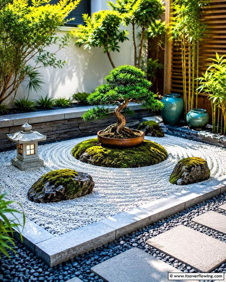 Miniature Zen Courtyard - 30 Japanese Garden Ideas for Zen Outdoor Spaces