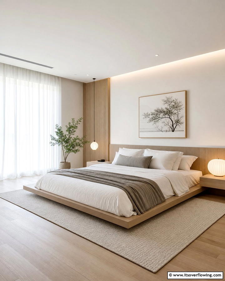Minimal Clutter - 21 Cozy Bedroom Ideas for Relaxing Retreats