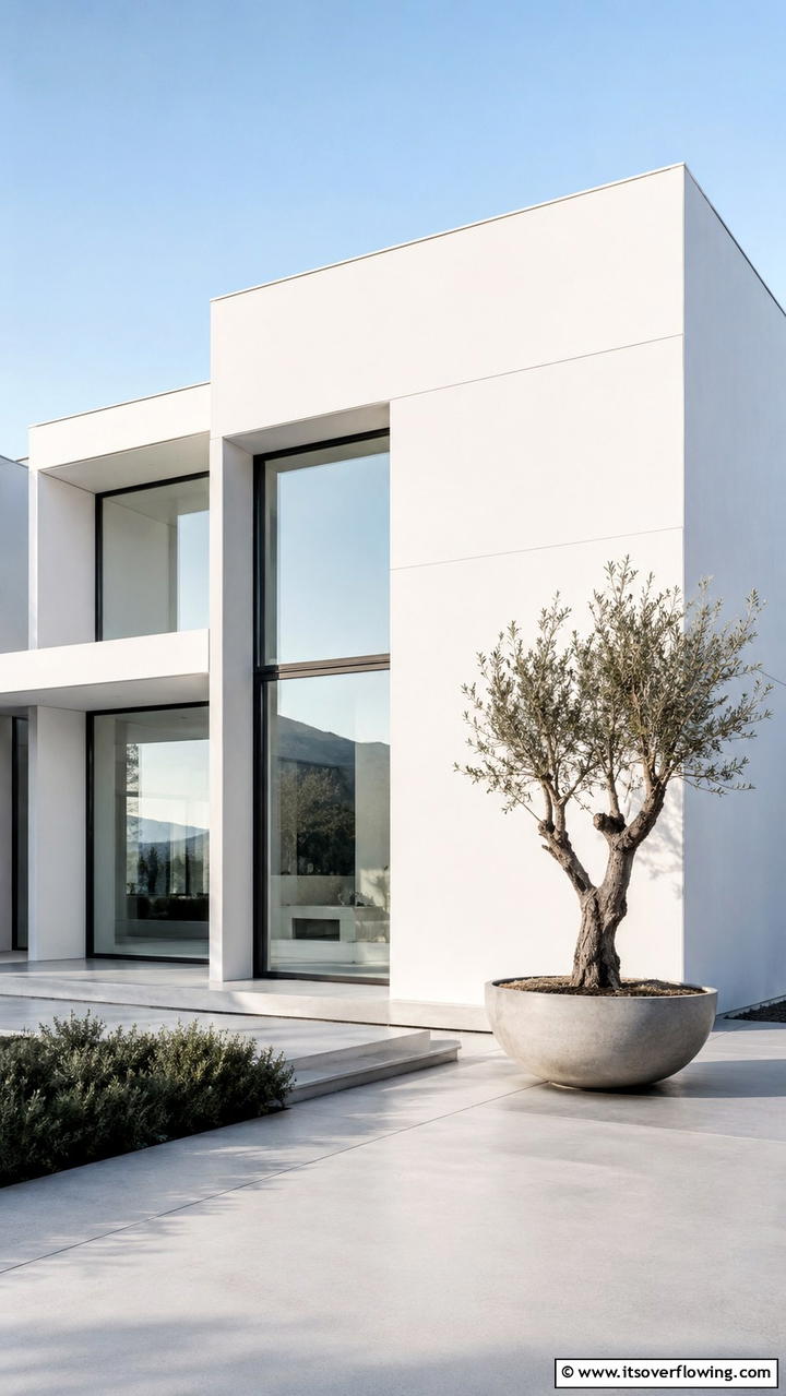 Minimal Edge Trim - 30 Exterior Window Trim Ideas to Enhance Curb Appeal