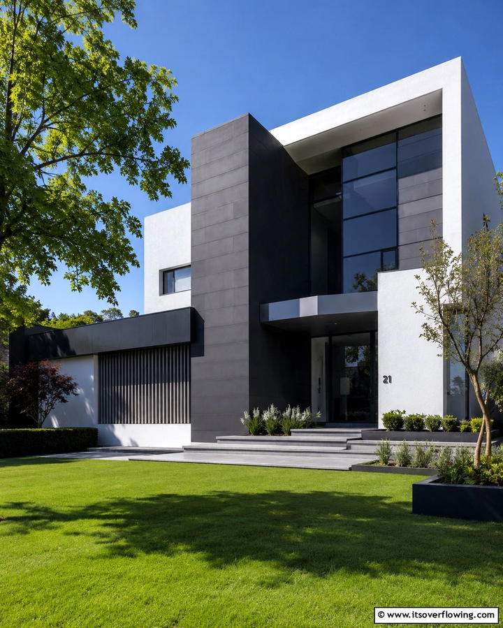 Minimal Ornamentation - 30 Minimalist House Exterior Ideas- Clean & Modern Designs
