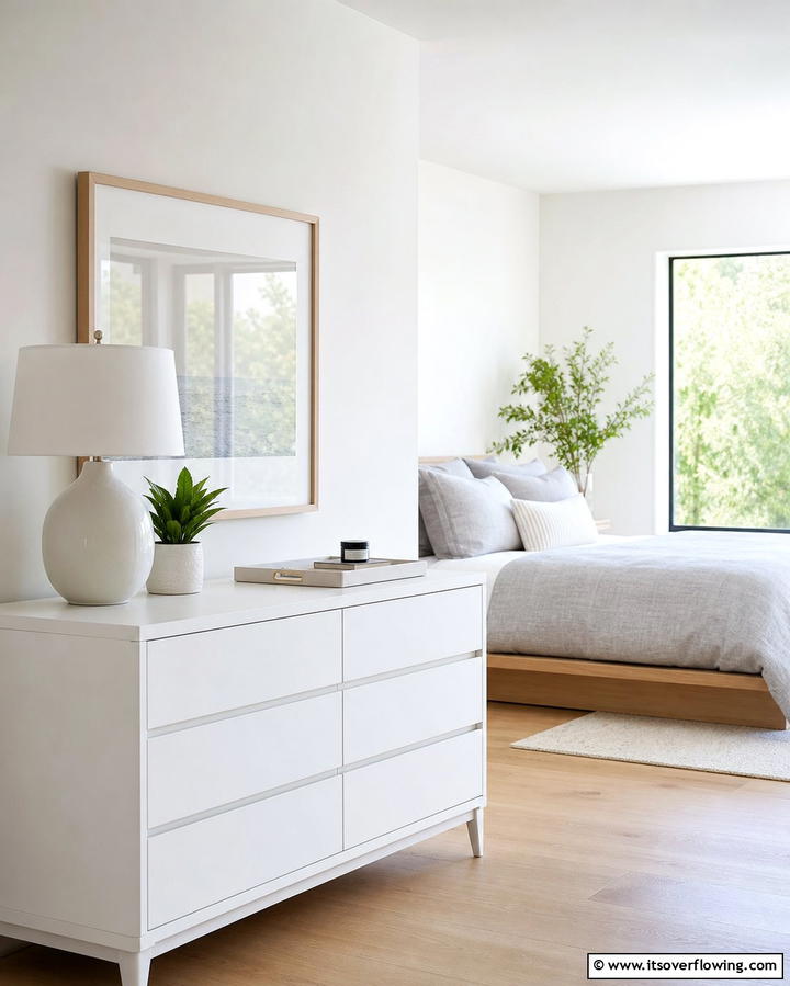 Minimalist Approach - 25 Dresser Decor Ideas to Transform Your Bedroom