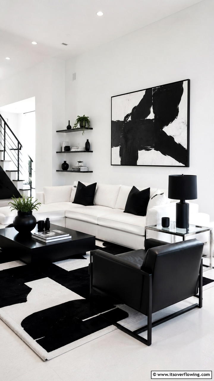 Minimalist Black and White Decor - 30 Unique House Decor Ideas to Transform Your Interior