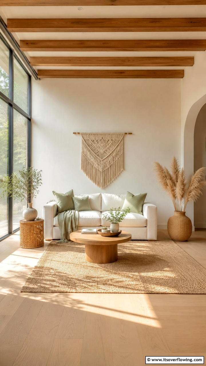 Minimalist Boho Fusion - 30 Boho Chic Living Room Ideas for a Cozy and Eclectic Vibe