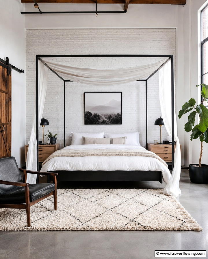Minimalist Canopy Beds - 25 Trendy Hipster Bedroom Ideas for a Unique Personal Space