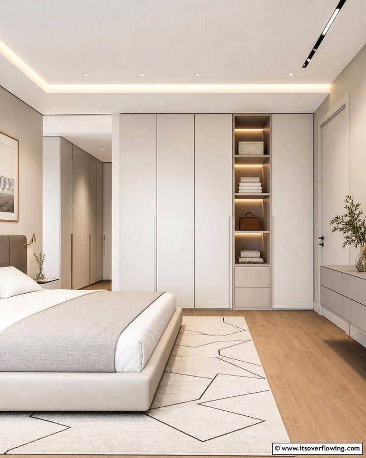 Minimalist Chic Design - 21 Space-Saving Built-In Wardrobe Ideas for Organized Homes