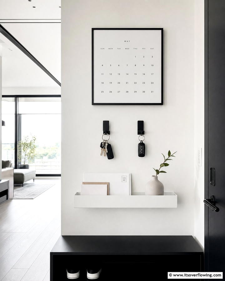 Minimalist Command Center Design - 25 Command Center Ideas to Organize Your Home and Life