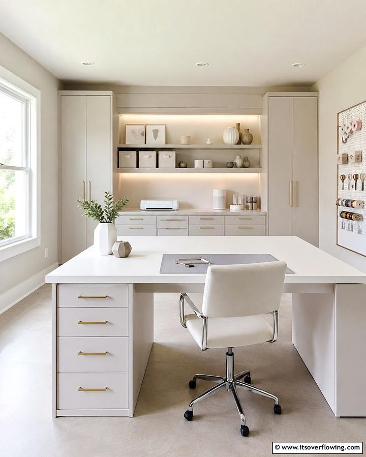 Minimalist Craft Room Design - 30 Organized Craft Room Ideas for Creative Spaces at Home