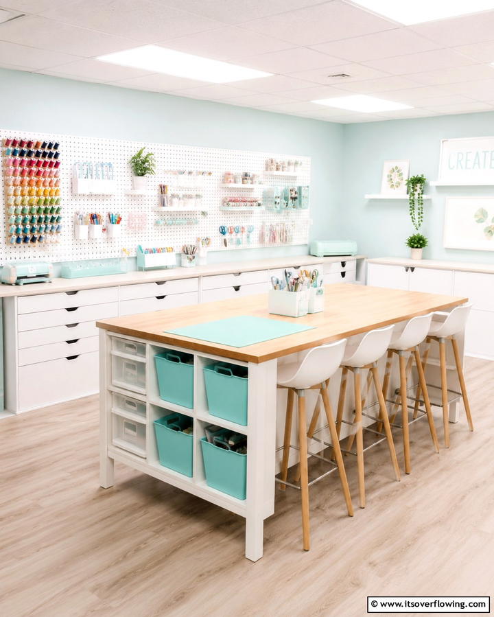 Minimalist Craft Room - 30 2000s Room Ideas for Nostalgic Y2K Vibes