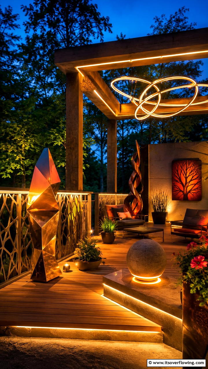 Minimalist Deck Spotlights - 30 Deck Lighting Ideas for Ambiance and Safety