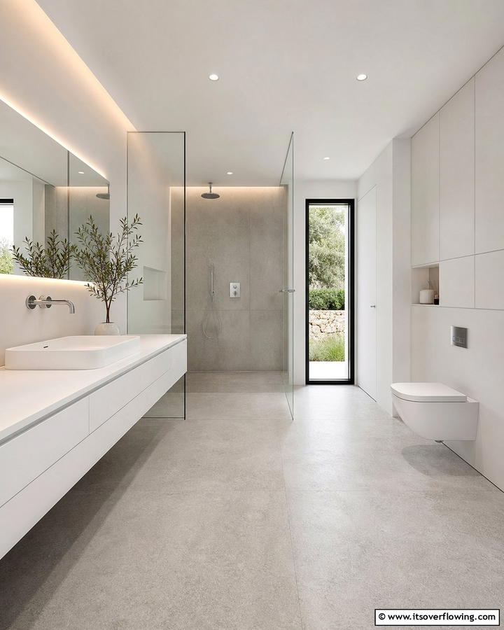 Minimalist Design - 21 Modern Bathroom Ideas for a Luxurious Spa Experience