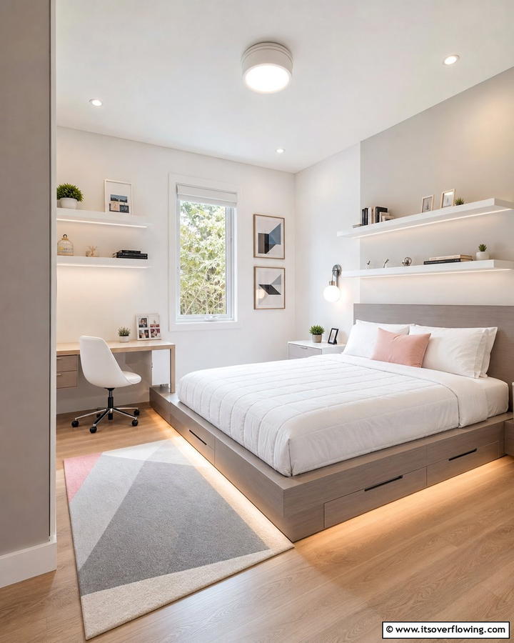 Minimalist Design - 30 Tween Bedroom Ideas for Fun and Age-Appropriate Style