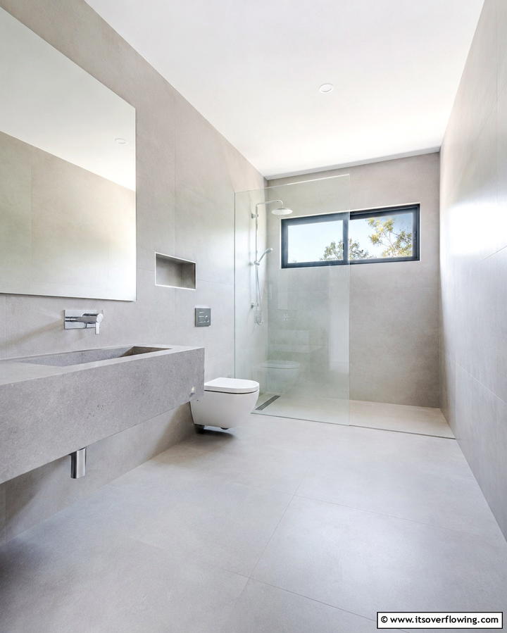 Minimalist Design - 25 Pool Bathroom Ideas for a Refreshing Swim Experience