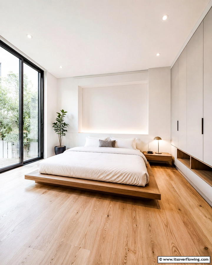 Minimalist Design Approach - 30 Relaxing Bedroom Ideas for a Serene Sleep Sanctuary
