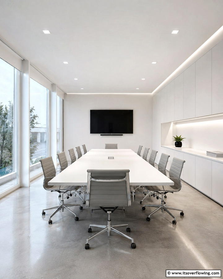 Minimalist Design Approach - 25 Conference Room Design Ideas for Inspiration