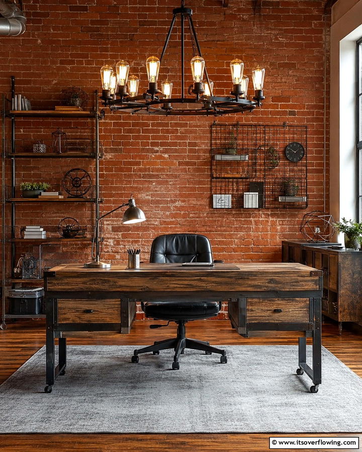 Minimalist Desk Setup - 30 Moody Dark Home Office Designs for a Productive Workspace
