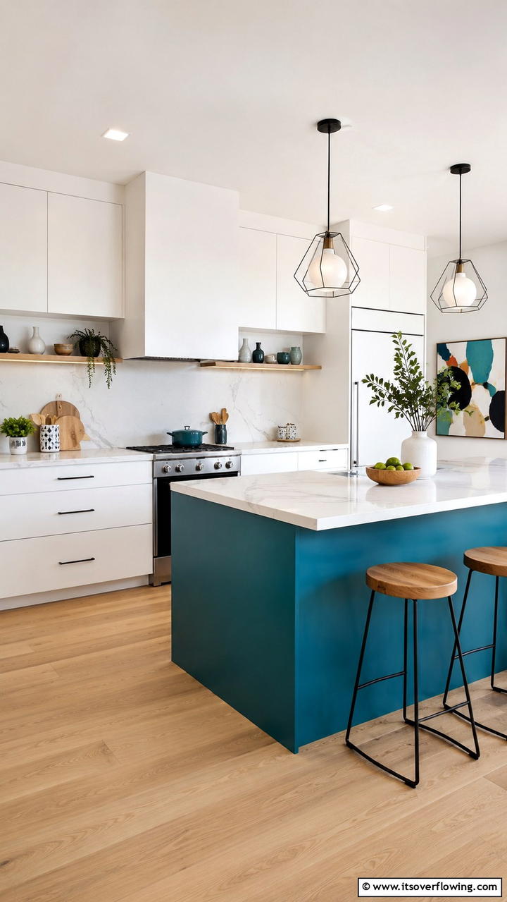 Minimalist Eclectic Blend - 30 Eclectic Kitchen Ideas for Bold Design Lovers