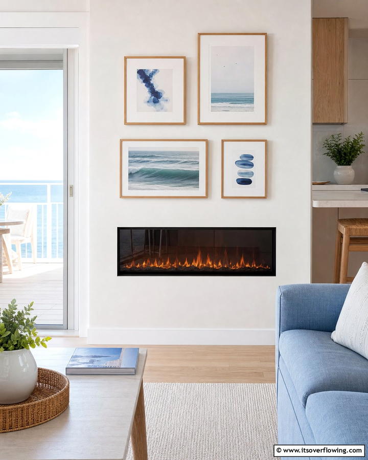 Minimalist Electric Fireplaces for Compact Spaces - 25 Small Living Room Fireplace Ideas for Cozy Homes
