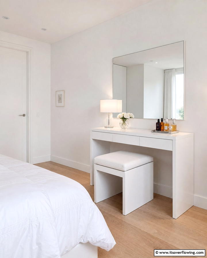 Minimalist Elegance - 20 Dressing Table Ideas for a Chic and Functional Space