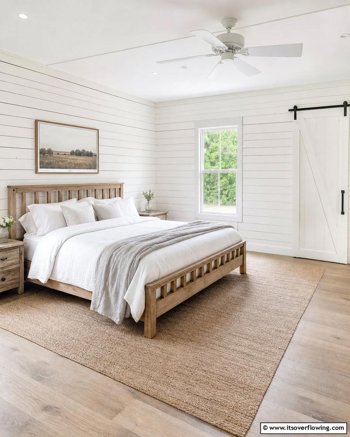 Minimalist Farmhouse Style - 21 Farmhouse Bedroom Ideas for Rustic Comfort