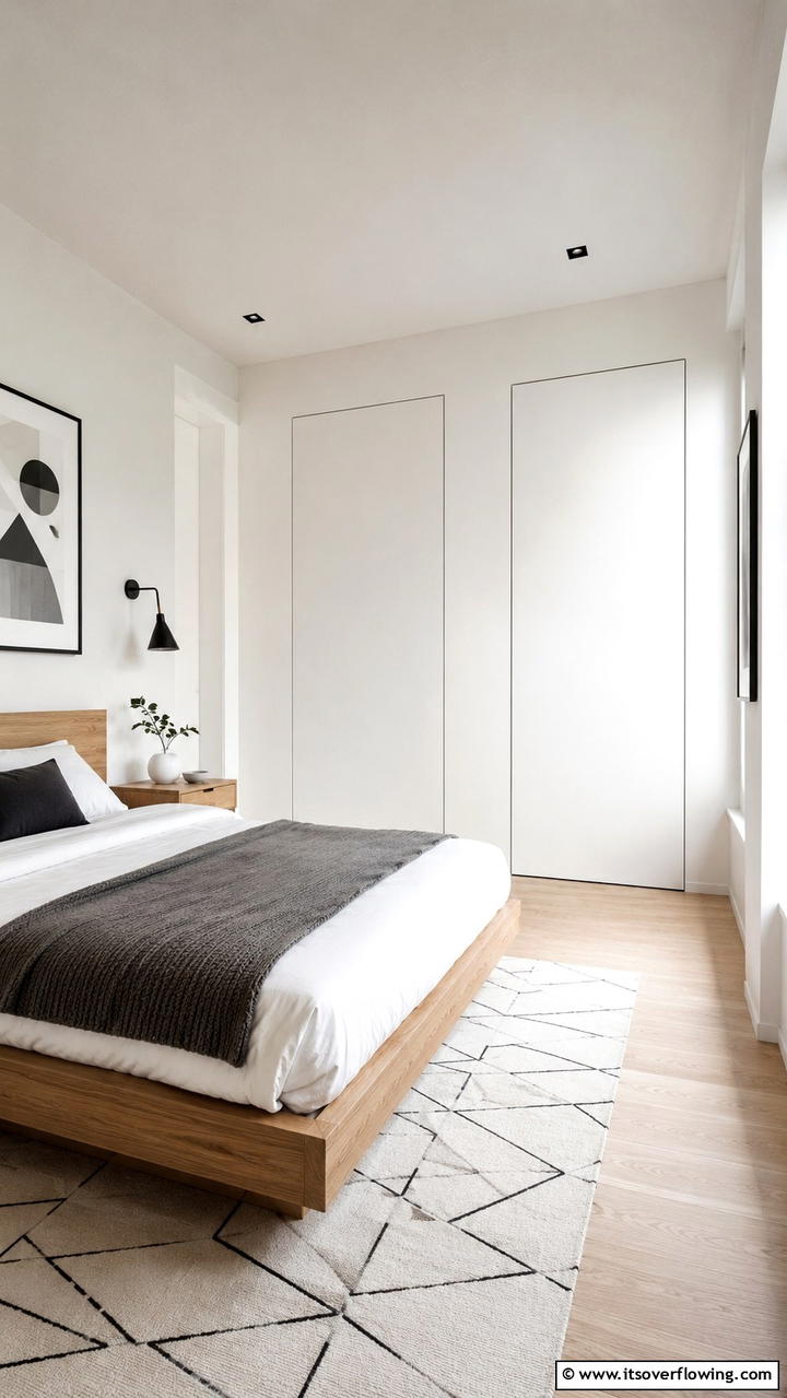 Minimalist Flush Door - 30 Closet Door Ideas to Enhance Style and Functionality