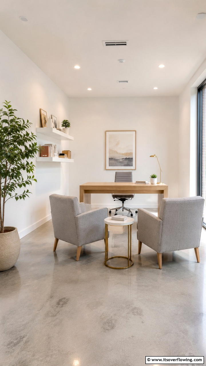 Minimalist Furniture Choices - 21 Calming Therapist Office Decor Ideas for a Serene Environment