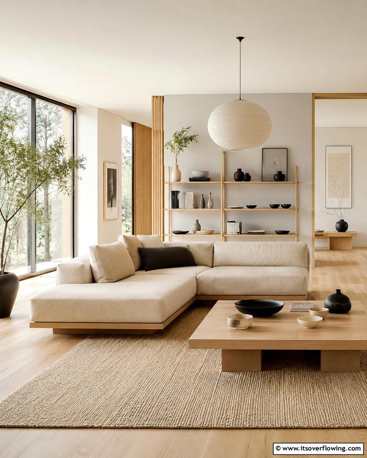 Minimalist Furniture Choices - 25 Japandi Living Room Ideas for Minimalist Elegance