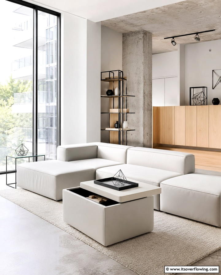 Minimalist Furniture Choices - 30 Serene Zen Living Room Ideas for Mindfulness