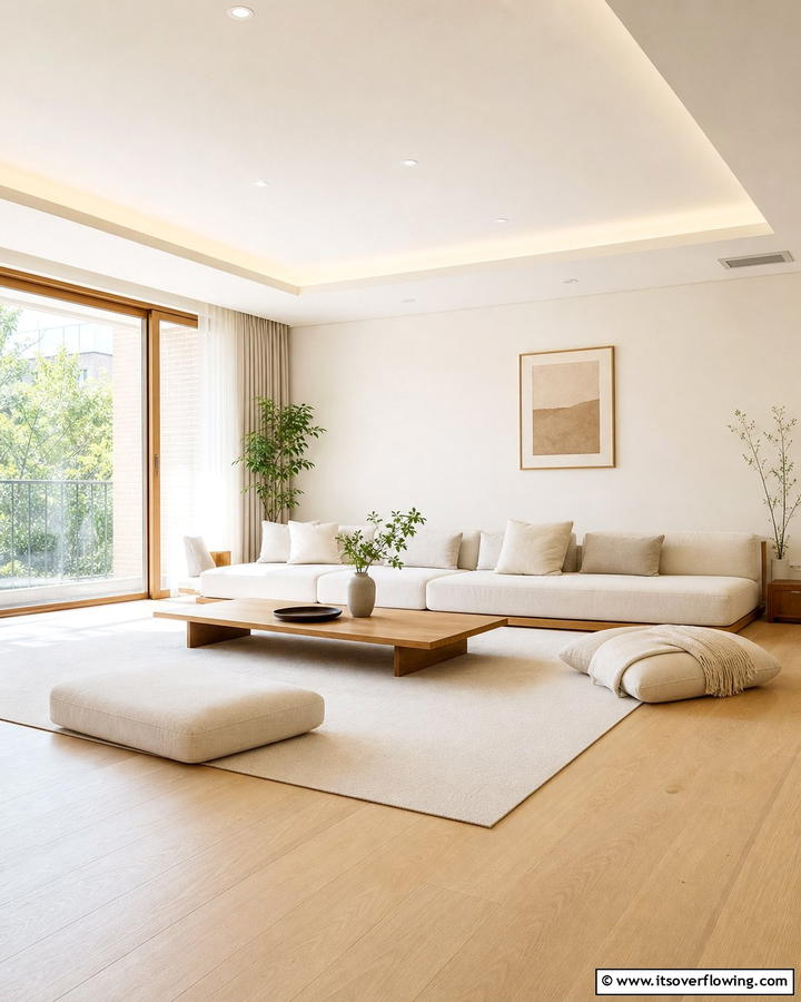 Minimalist Furniture Layout - 20 Korean Living Room Ideas for a Minimalist Space