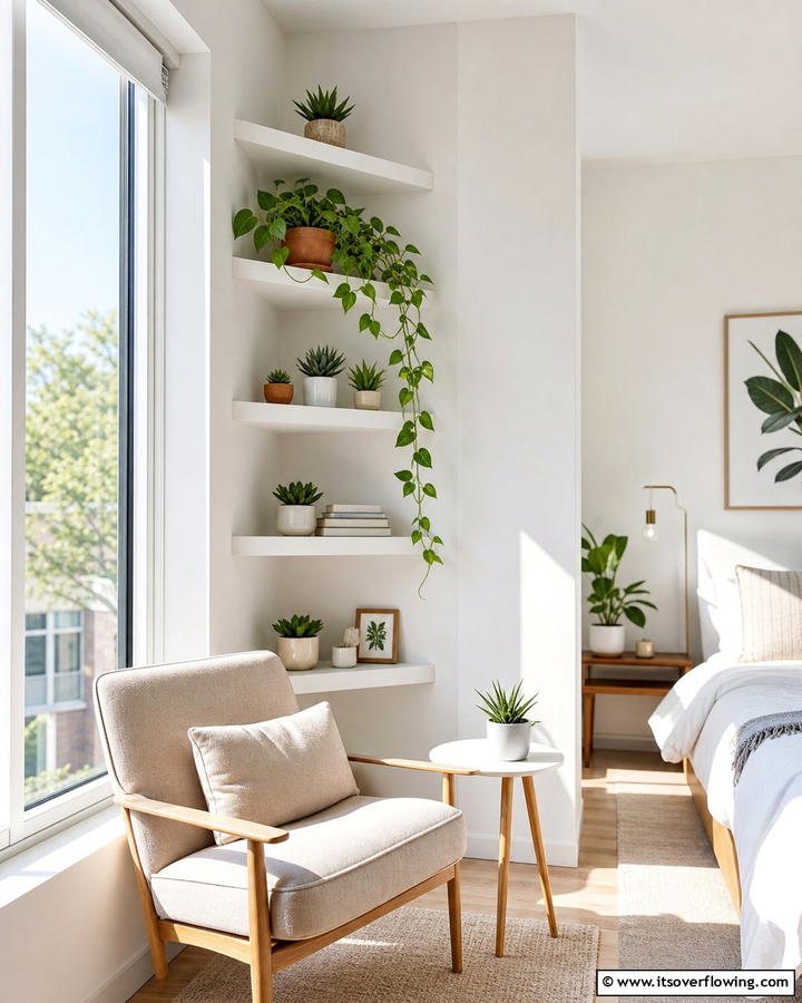 Minimalist Green Corners - 21 Spring Home Decor Ideas to Refresh Living Spaces