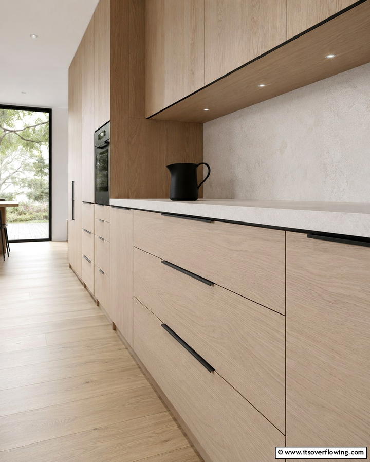 Minimalist Hardware - 25 Japanese Style Kitchen Ideas for a Zen Atmosphere