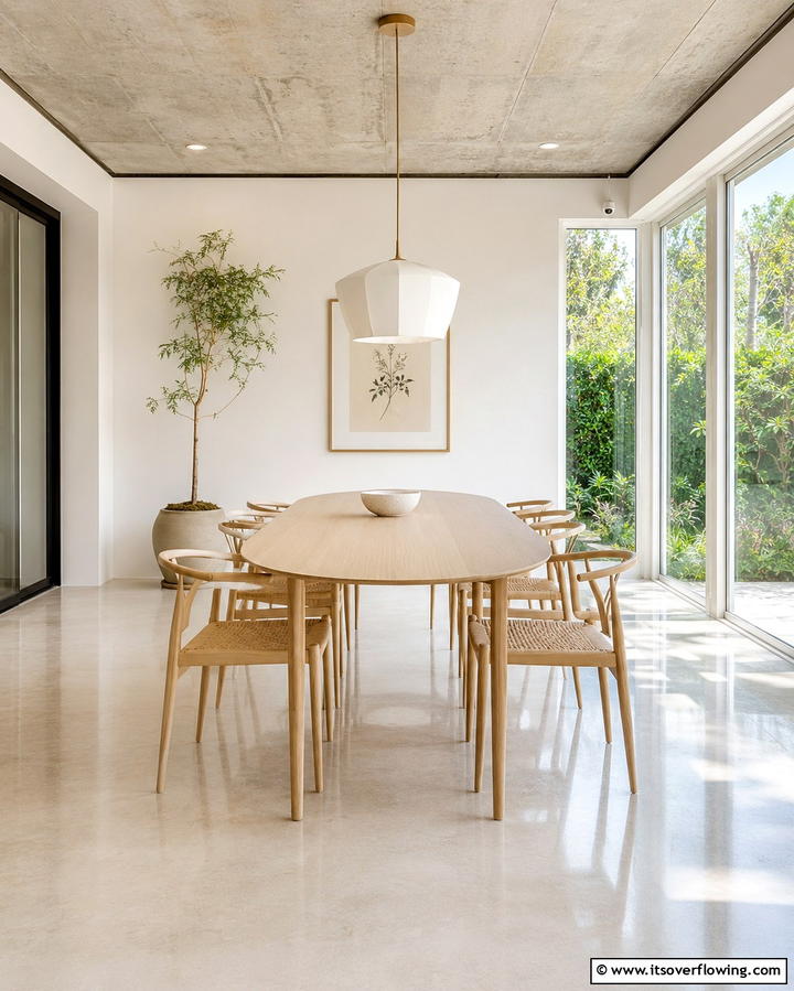 Minimalist Harmony Sunroom - 30 Sunroom Dining Room Ideas for Bright and Airy Meals