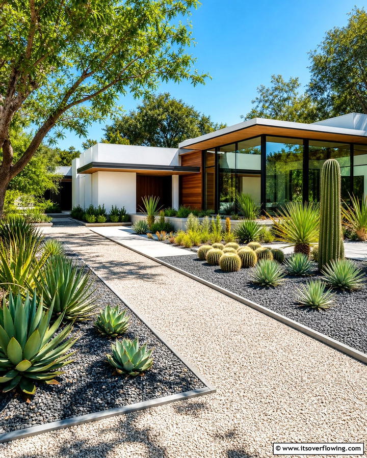 Minimalist Landscaping - 25 Mid-Century Modern Exterior Home Ideas for a Timeless Look