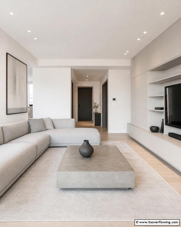 Minimalist Living Space - 21 Apartment Decorating Ideas for Stylish Small Spaces