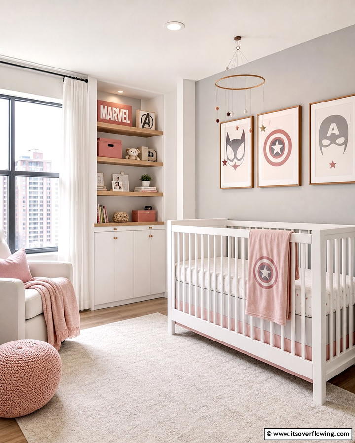 Minimalist Marvel - 25 Baby Girl Nursery Ideas for a Dreamy Space