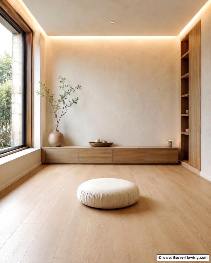 Minimalist Meditation Room - 25 Meditation Room Ideas for Peaceful Retreats