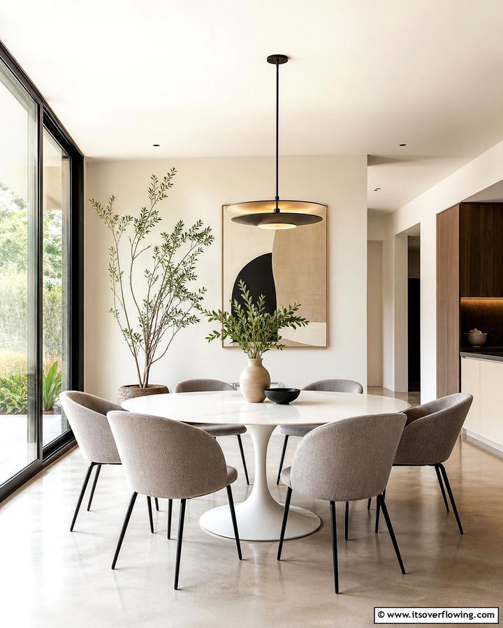 Minimalist Mid Century Dining - 30 Mid-Century Modern Dining Rooms with Timeless Design