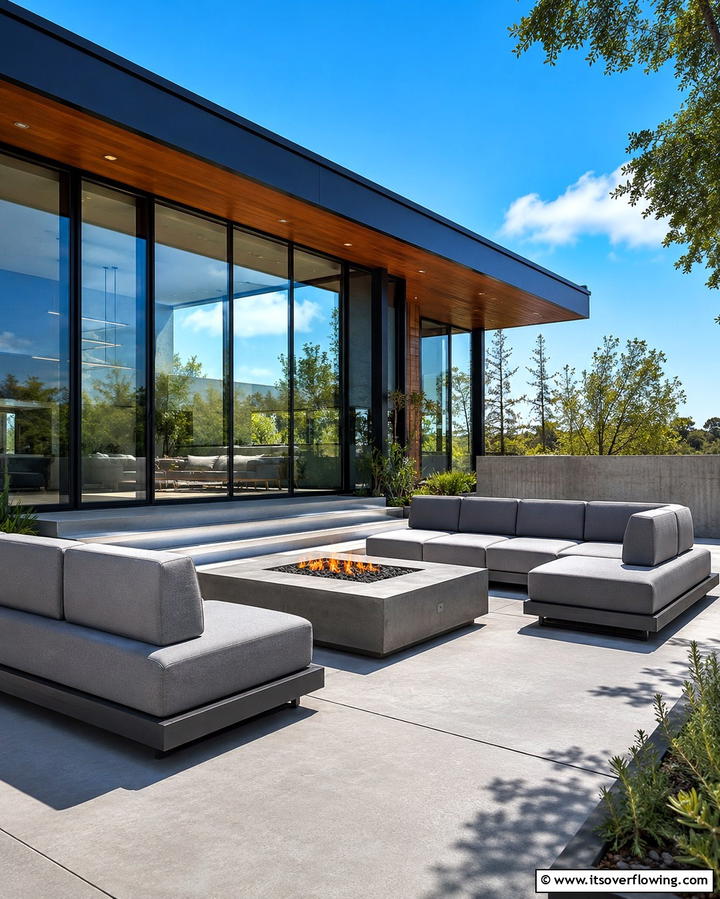 Minimalist Modern Deck - 25 Front Porch Deck Ideas for a Stunning Entryway