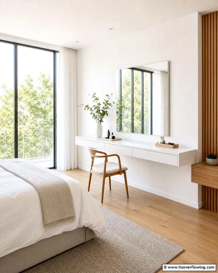 Minimalist Modern Design - 20 Dressing Table Ideas for a Chic and Functional Space