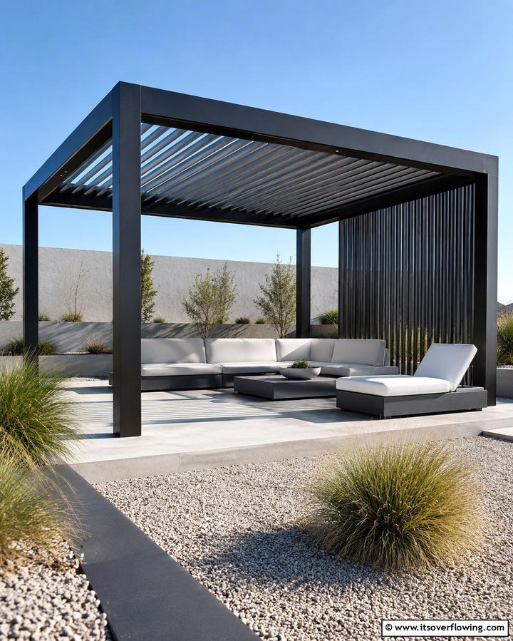 Minimalist Modern Gazebo - 30 Backyard Gazebo Ideas for Outdoor Entertaining