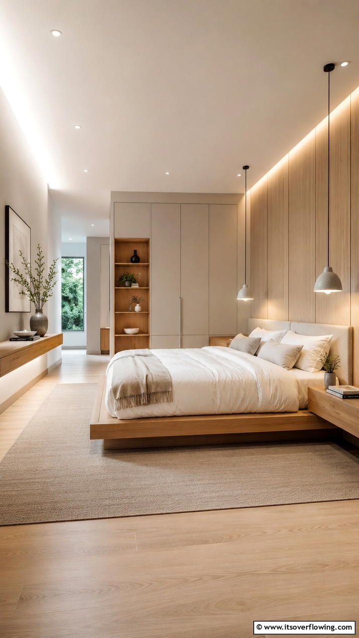 Minimalist Modern Space - 30 Bedroom Ideas For Couples- Romantic Retreat Inspiration