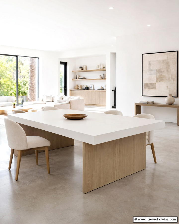 Minimalist Modern Table - 30 Innovative Table Design Ideas for Functional Spaces