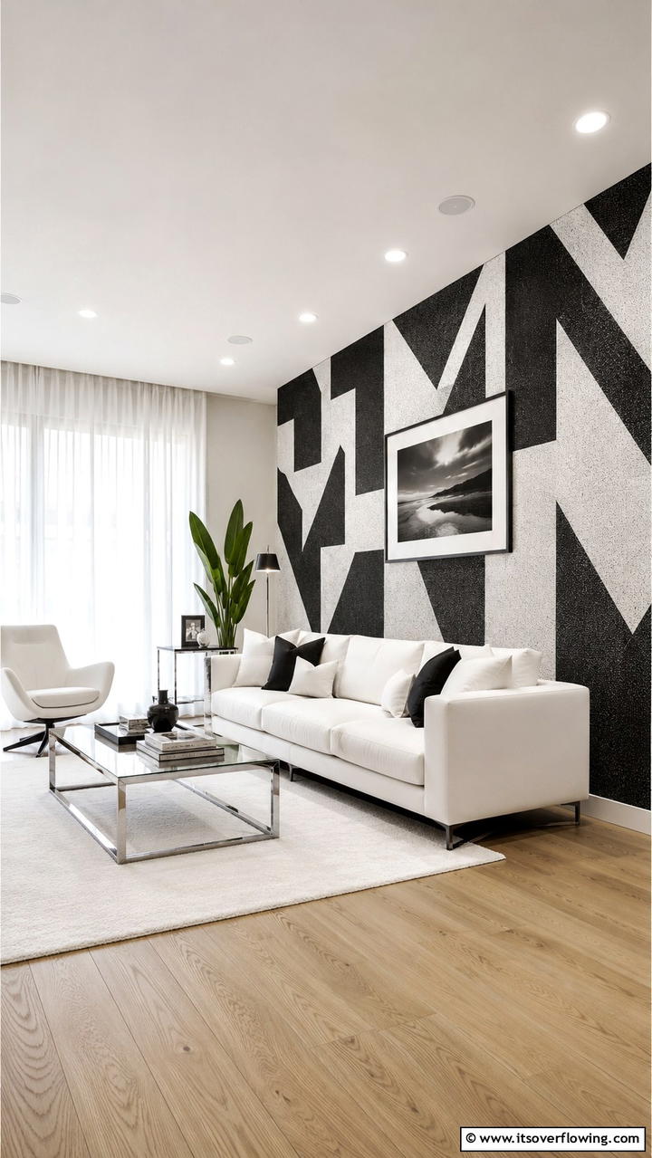 Minimalist Monochrome Wallpaper - 21 Bold Wallpaper Ideas to Transform Your Interior Walls
