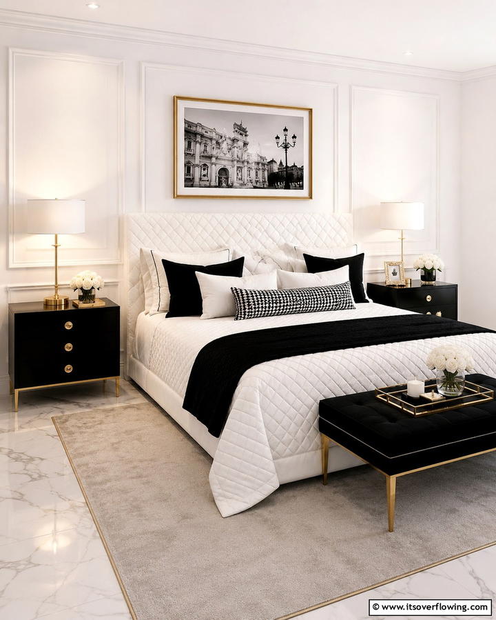 Minimalist Nightstands - 25 Chanel Bedroom Ideas for a Luxurious and Chic Space