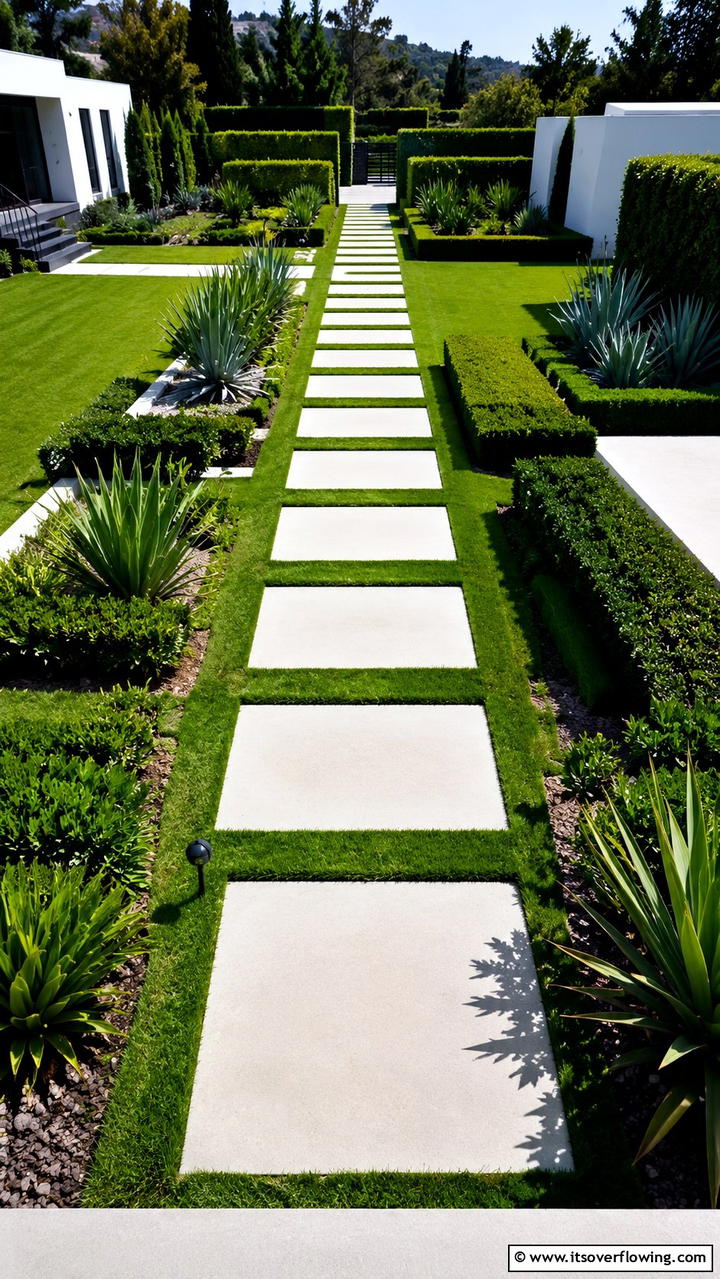 Minimalist Path Design - 30 Stunning Garden Path Ideas to Guide Your Landscape
