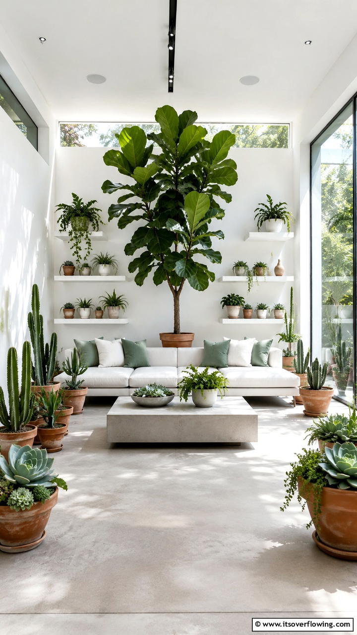 Minimalist Plant Parlor - 30 Garden Room Ideas- Cozy Outdoor Retreats & Studios