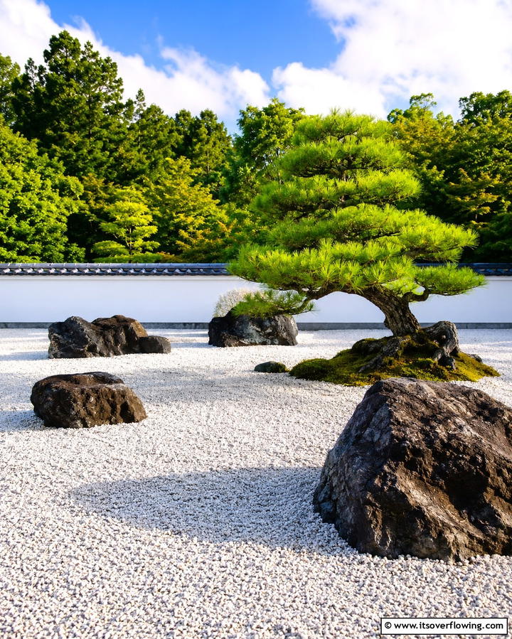 Minimalist Rock Gardens - 25 White Rock Landscaping Ideas for a Clean Look