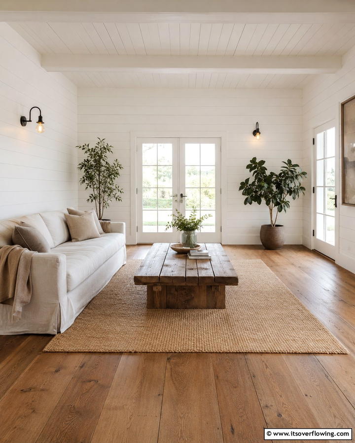 Minimalist Rustic Accents - 30 Small Rustic Living Room Ideas for Cozy Charm