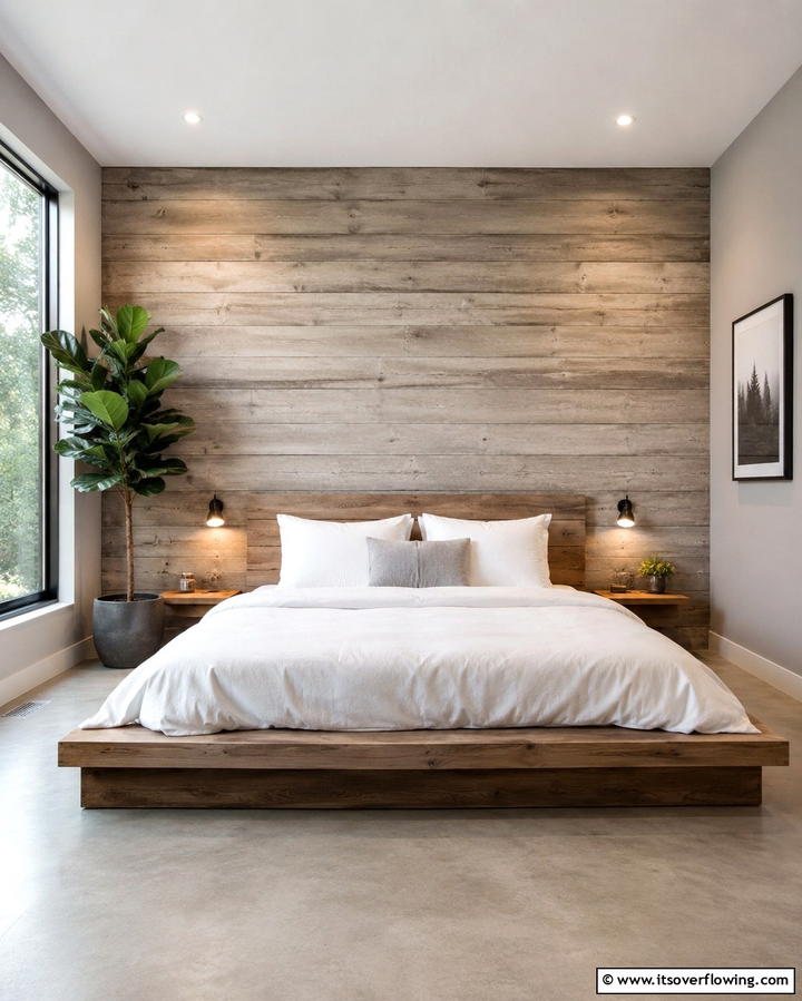 Minimalist Rustic Flair - 30 Rustic Barnwood Accent Wall Ideas to Transform Your Space