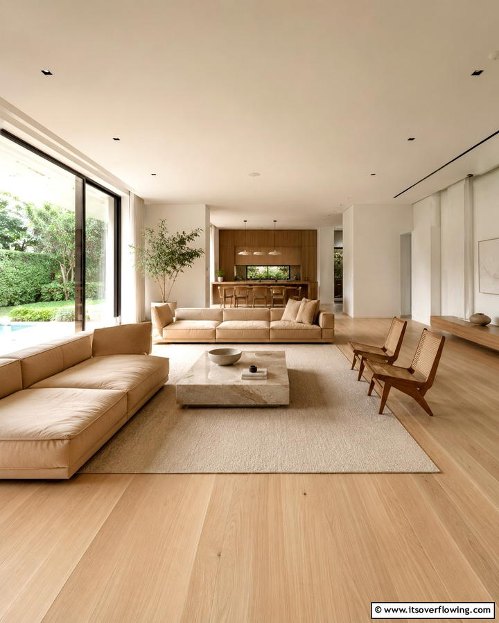Minimalist Tan Living Room Design - 25 Tan Living Room Ideas for a Serene Ambiance